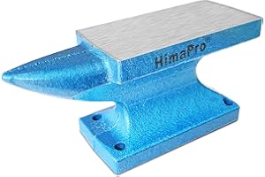 HimaPro Single Horn Anvil for Jewelry Making - 2.2 lbs Cast Iron Mini Anvil- A Wonderful Tool for Jewelry Making and Metal Stamping