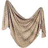 Copper Pearl Large Premium Knit Baby Swaddle Receiving Blanket Fawn