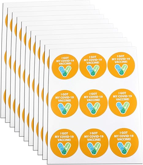 Amazon.com: Orange - I Got My Covid-19 Vaccine Notification CDC Encouraged Clinical and Public