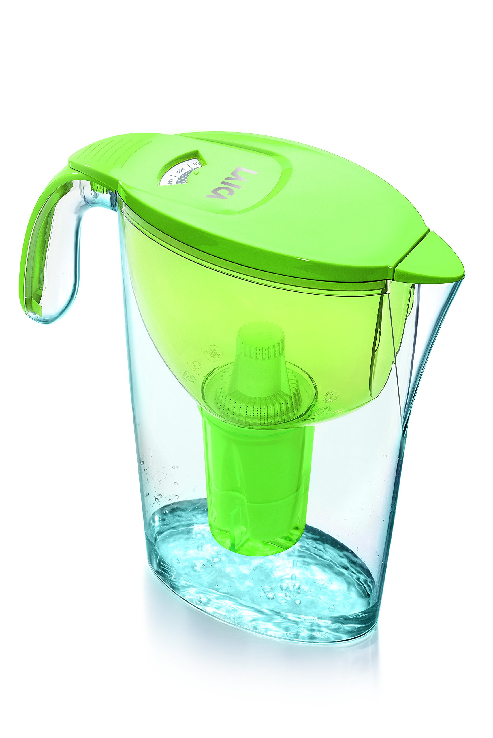 LAICA l700458 Fresh Line Water Filter Jug Plastic, plastic, green, 28 x 8 x 7 cm