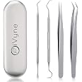 IVyne Vinyl Weeding Tool Kit - 7 Precision Tips, Stainless Steel Hooks & Picks With Tweezers & Case For Crafts