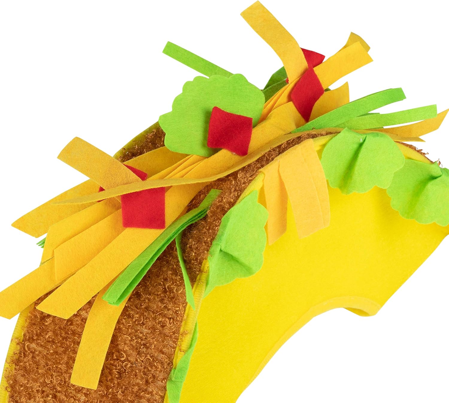 Juvale Fiesta Taco Hat Novelty Costume Accessory for Cinco de Mayo, Photo Booth Prop, and Parties, Adult Size: Clothing