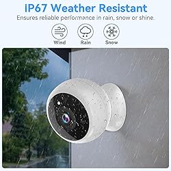 Thybro Magnetic Security Camera Wireless - 2K HD