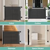 Wodondog Retractable Baby Gate 150 cm Tall 86 cm One Hand Safety Gate view 7