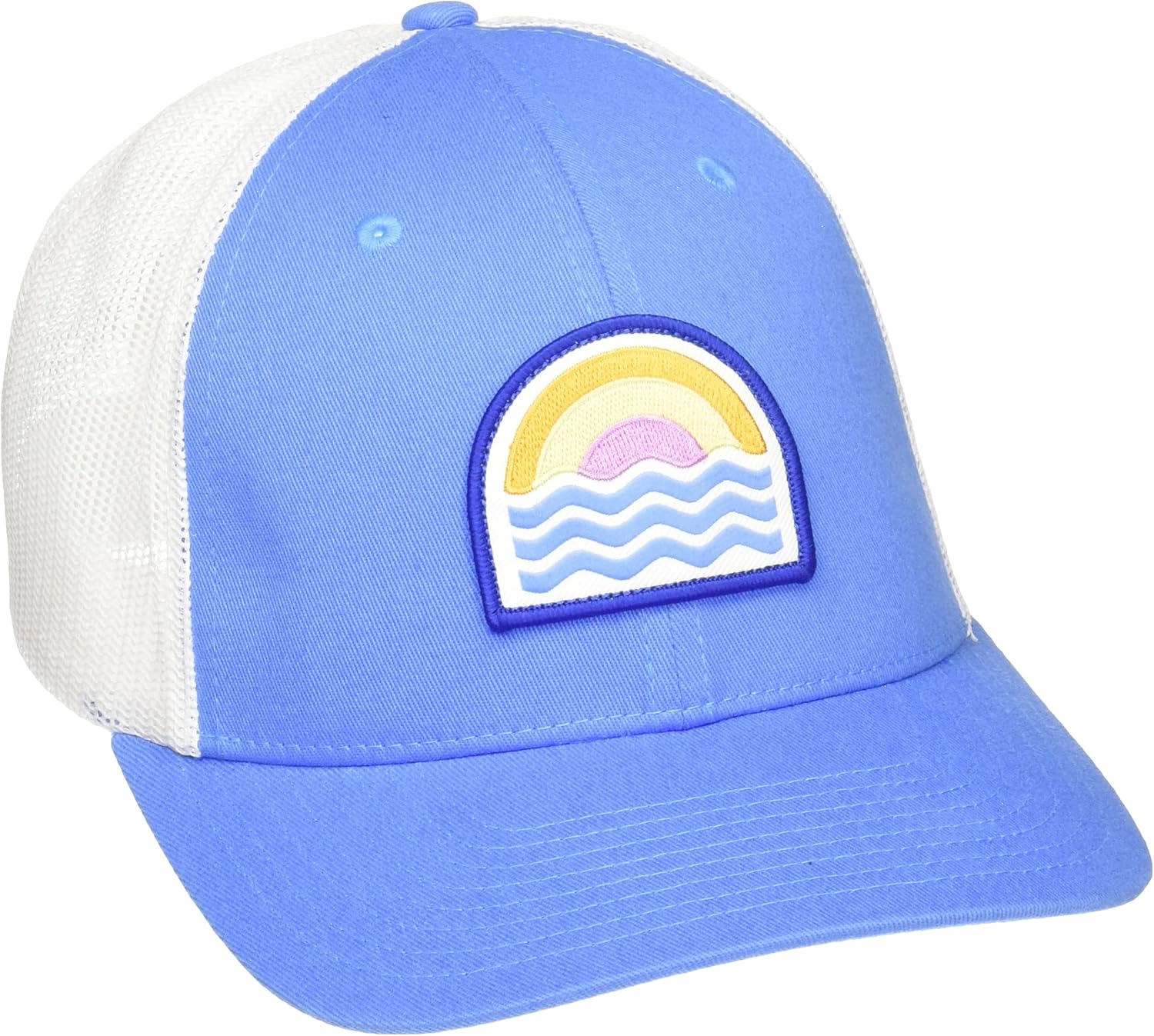 Columbia Women's Snap Back Hat, Harbor Blue/Sunwaves Patch, One Size: Clothing