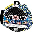 WOW Sports 6k 60 ft. Tow Rope with Floating Foam Buoy 1 2 3 or 4 Person Tow Rope for Boating, 11-3020, Blue