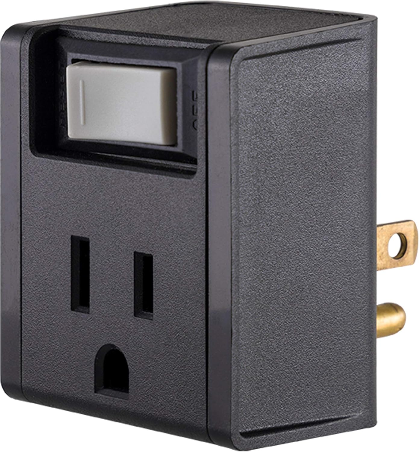 Philips Accessories Philips Grounded Outlet With Integrated Circuit Breaker On Off Switch Black Spp1139bc 37 1 Pack Amazon Com