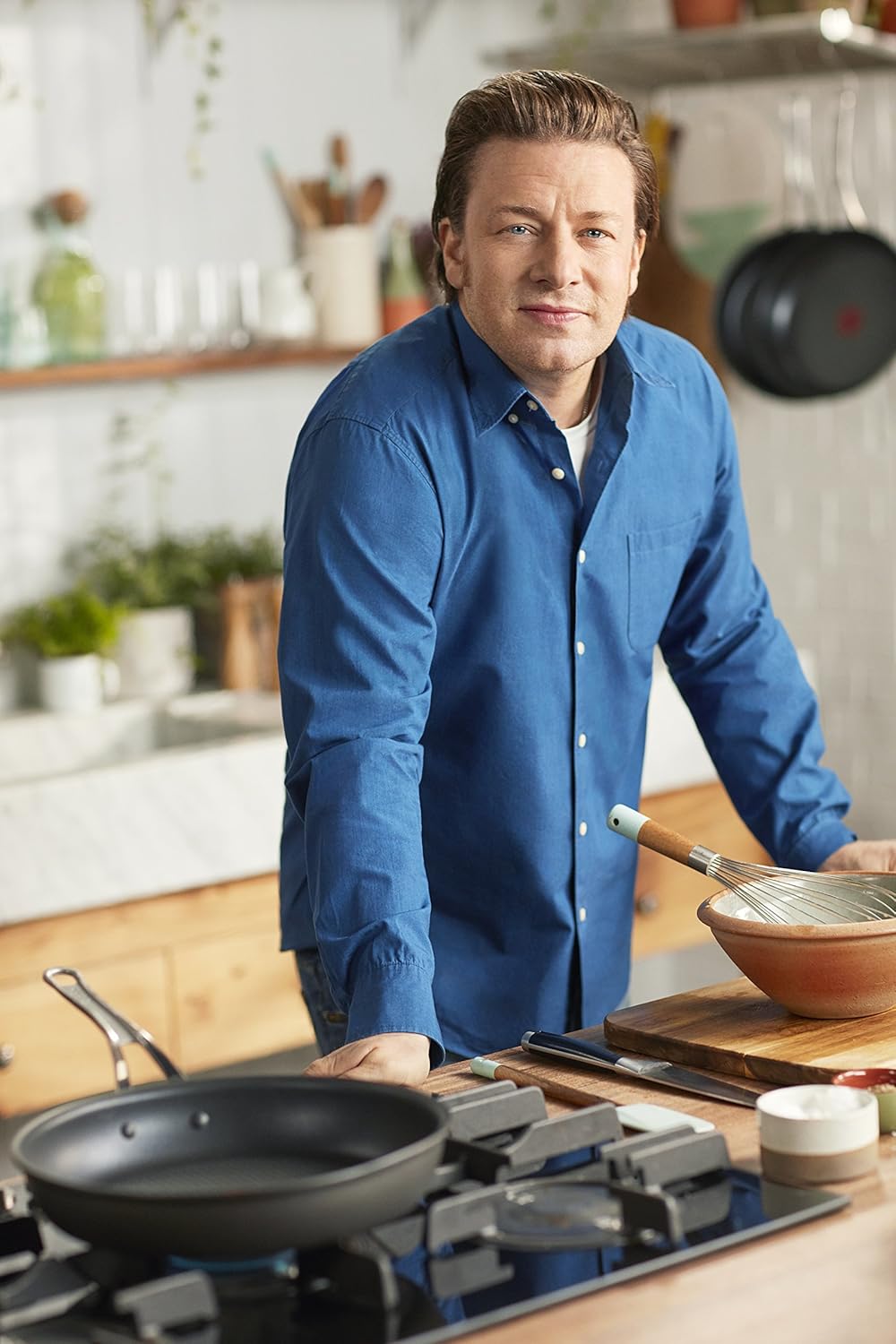 Tefal Jamie Oliver Hard Anodised Premium Series Grill Pan - 23x27cm, Black, 23 x 27 cm - Image 5