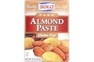 Solo Foods Almond Paste Pure, 8 oz. Pack of 12