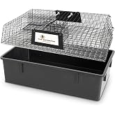 Rugged Ranch Ratinator Large Dual Door Live Rat &amp; Mouse Trap Metal Cage | Humane Multi-Catch Rodent Control for Indoor or Outdoor Use, Reusable Catch and Release Wire Cage for Rats and Mice