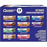 Quest Nutrition Ultimate Variety Pack Protein Bars, High Protein, Low Carb, Gluten Free, Keto Friendly, 12 Count
