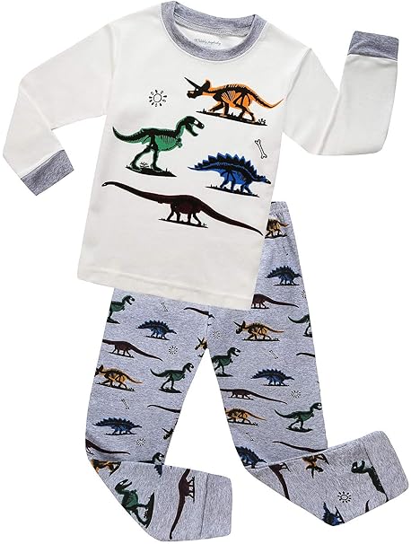 Amazon.com: MOGGEI Pajamas - Ropa de dormir para niños, 100