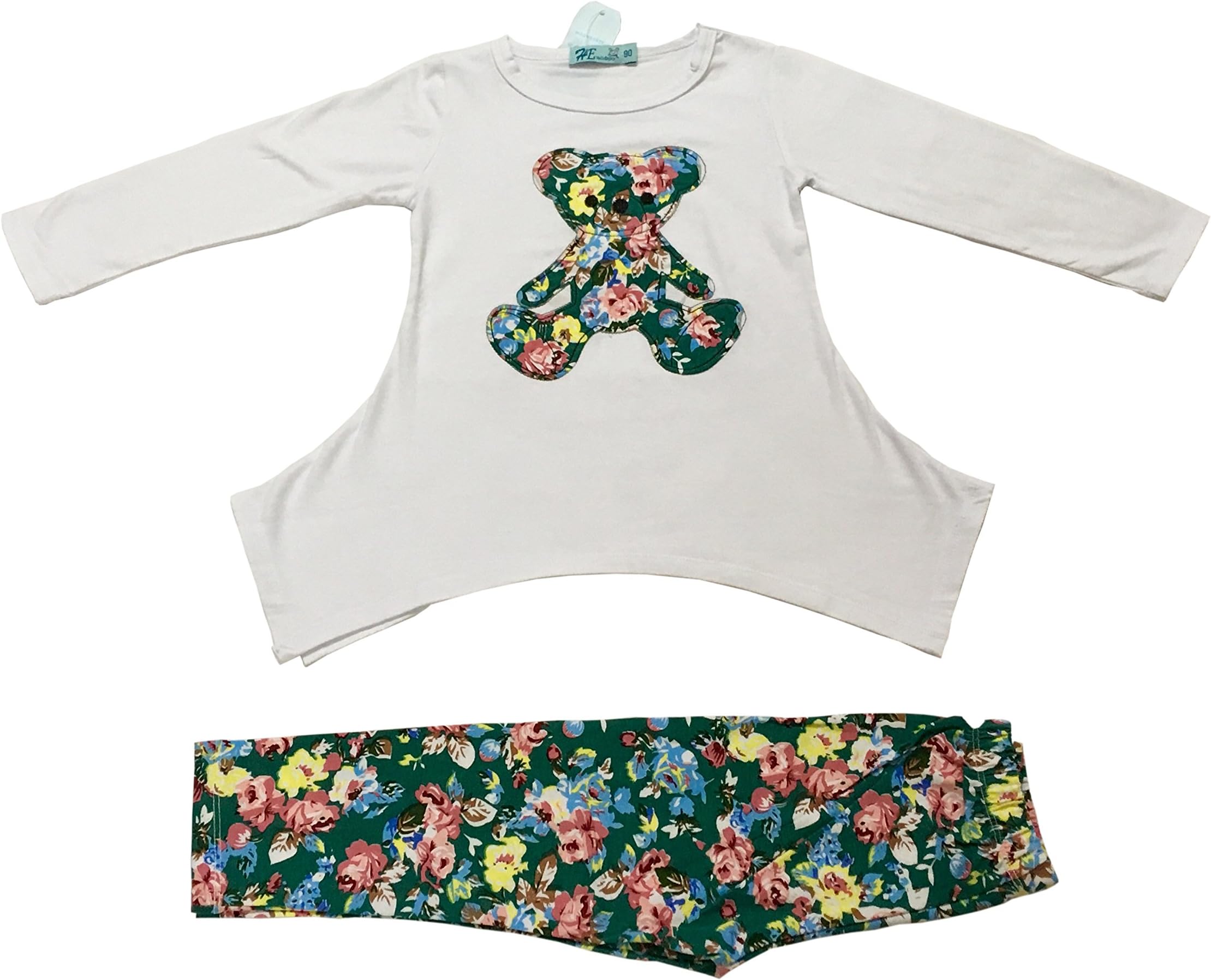 Little Miracle White and Green Koala Sleep wear Set