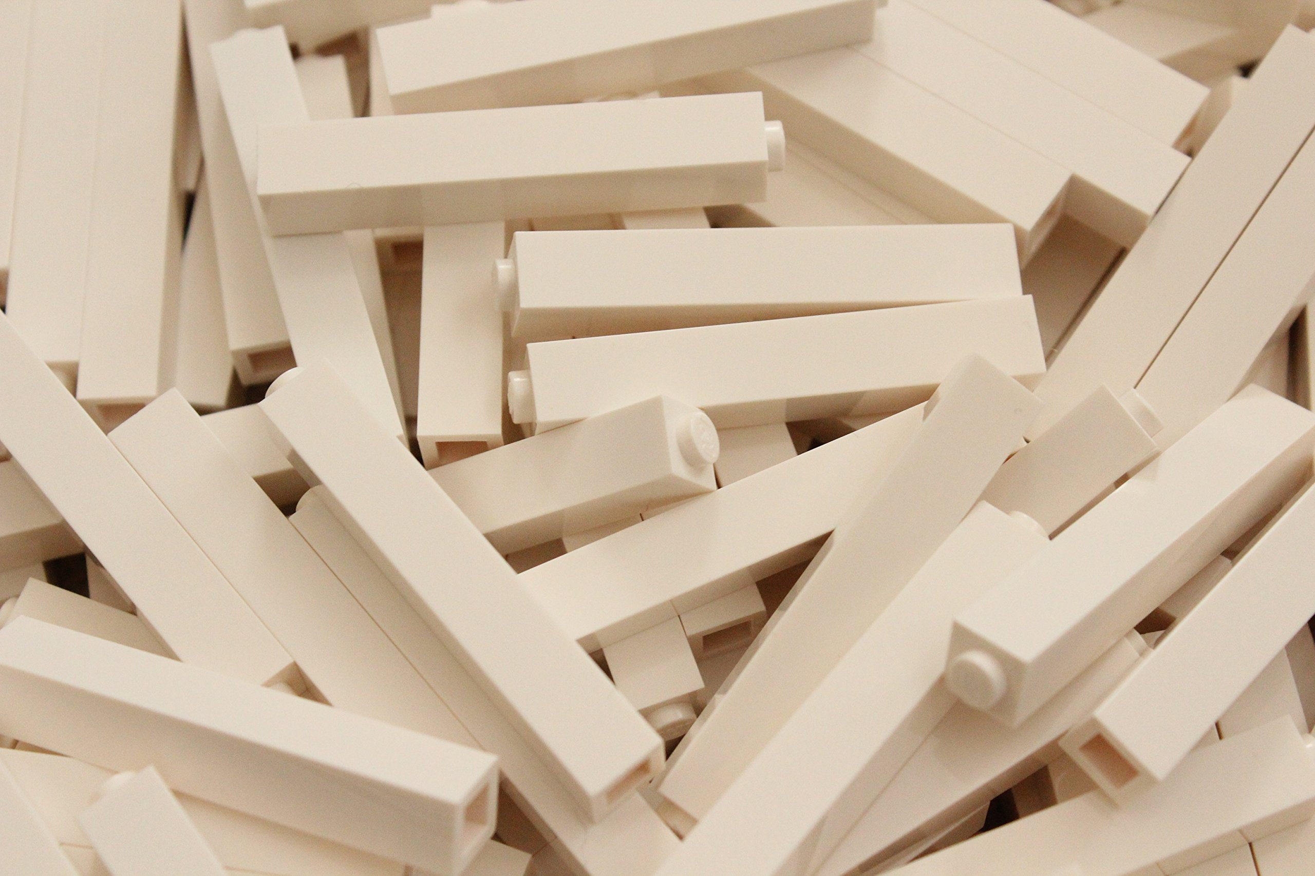 LEGO Bricks: White 1x1x5 Column. Part 2453 (X 10)
