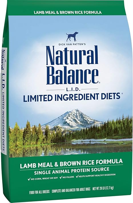 limited ingredient lamb and rice dog food