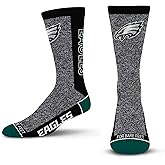 For Bare Feet NFL Unisex Marble Mvp Crew Sock Nfl Large