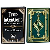 Pauseology True Intentions: A Mind Reading Oracle Deck - Psychic Cards with Meanings on Them to Reveal Hidden Motives and Unspoken Truths - Sparks Intuition (Travel Edition (55 Palm Sized Cards))