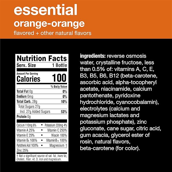 VITAMINWATER ESSENTIAL, 20 FL OZ