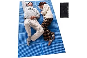 STABLEEASE Camping Foam Sleeping Pad Lightweight Closed Cell Folding Camping Mat Moisture-Proof Camping Mattress Portable for Outdoor Hiking Mountaineering Blue