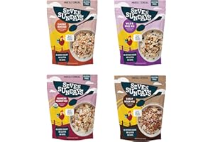 Seven Sundays Muesli Cereal Variety Pack - 4 Count, 12 Oz Bag - Certified Gluten Free Muesli - Non GMO, No Refined Sugar and Kosher