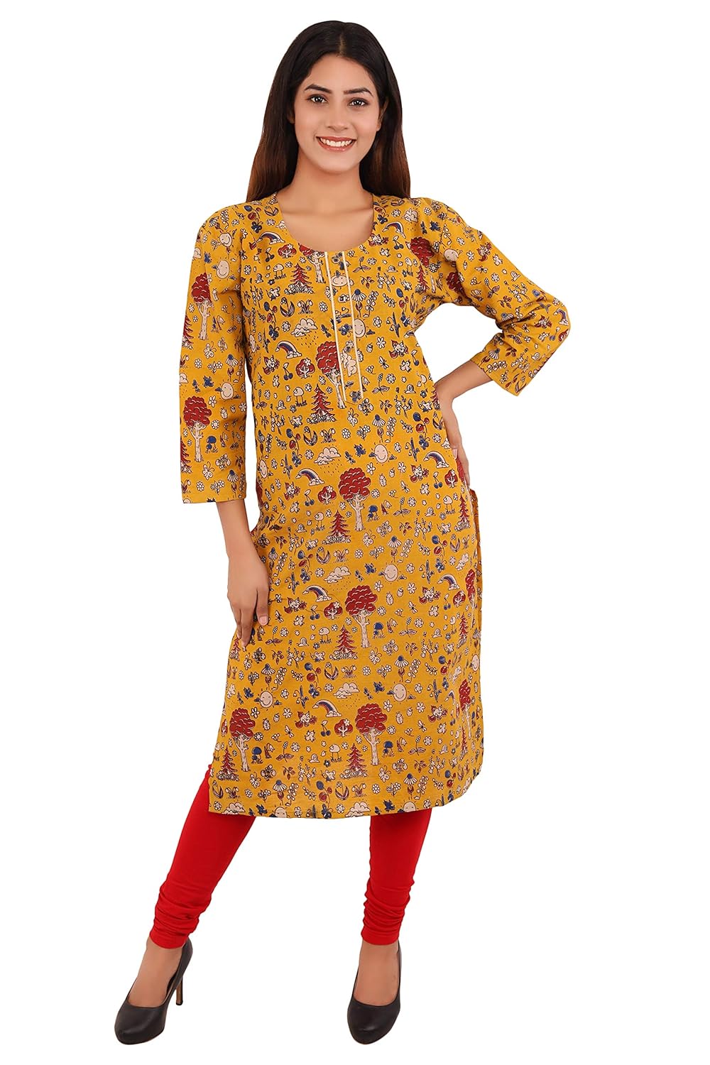 Latest kalamkari kurti designs Clearance