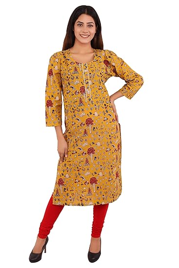 Orange kurti design Outlet