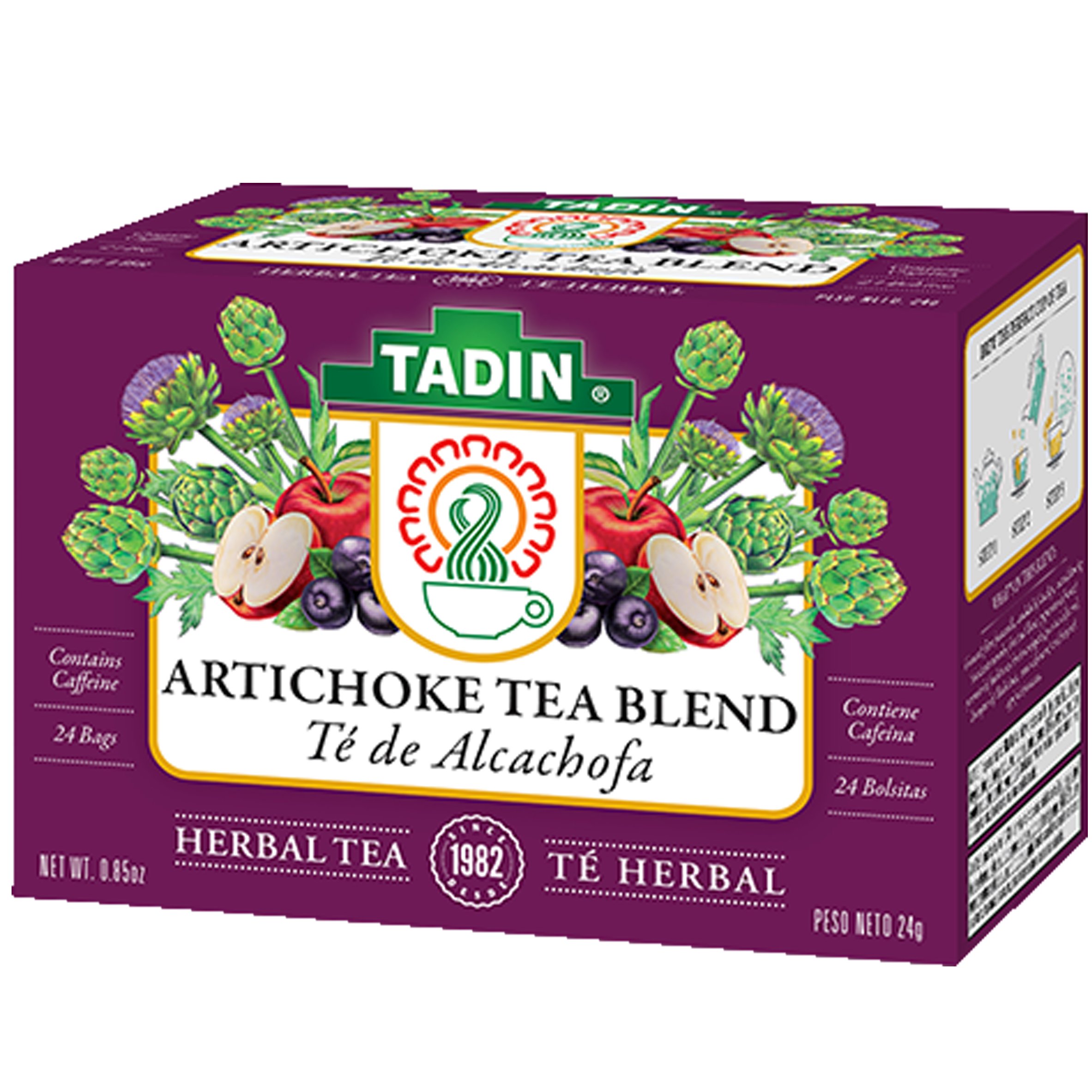 Alcachofa Artichoke Tadin Natures Supplement 100 Natural