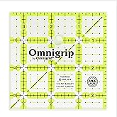 Omnigrid Omnigrip Neon 3-1/2-Inch Non-Slip Ruler, Square