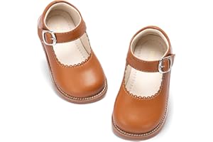 PHIRAMIN Toddler Girl Mary Jane Student Oxford Shoes-Little Girl School Uniform Shoes for Wedding Party