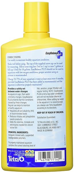 TETRA 77140 EASYBALANCE PLUS WATER CONDITIONER, 16.9-OUNCE