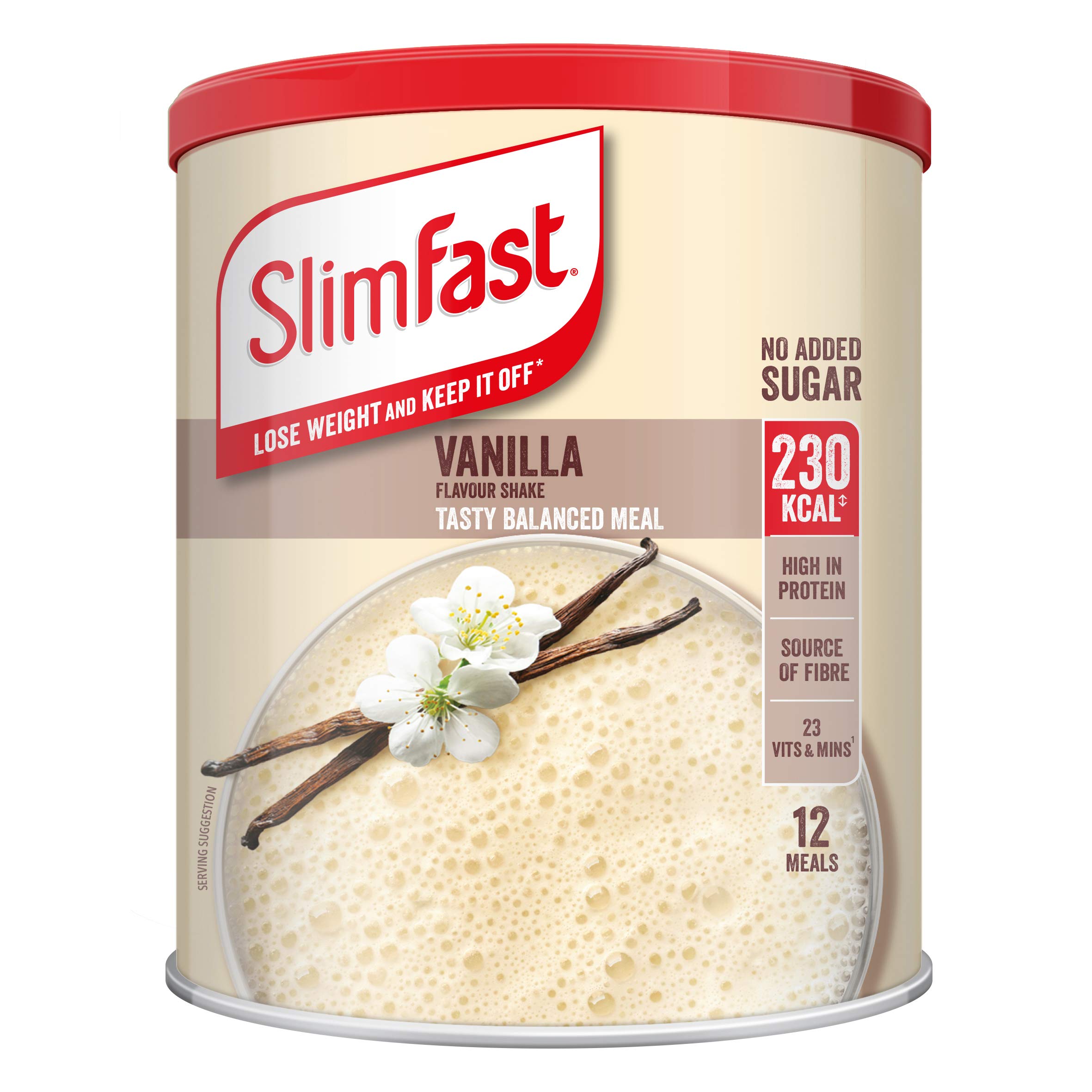 SlimFast Simply Vanilla Shake Powder, 438g — image 1