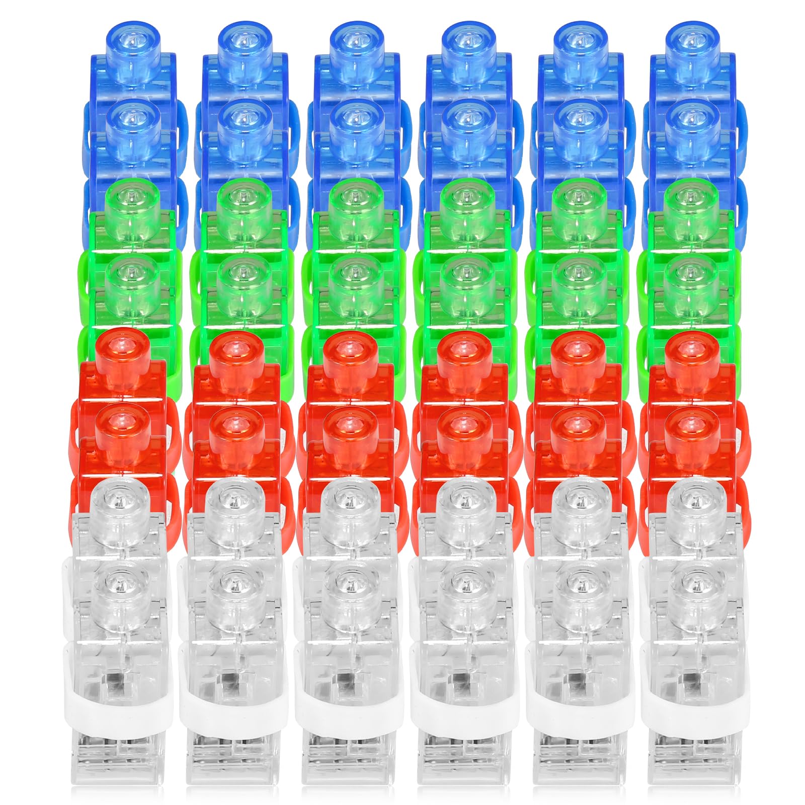 CALIFORNIA CADE ELECTRONIC Finger Lights- 50Pcs Finger Flashlights for Kids-Bachelorette Party Favors - Party Supplies for Parties Cheering Novelty Toys for Kids, Adult