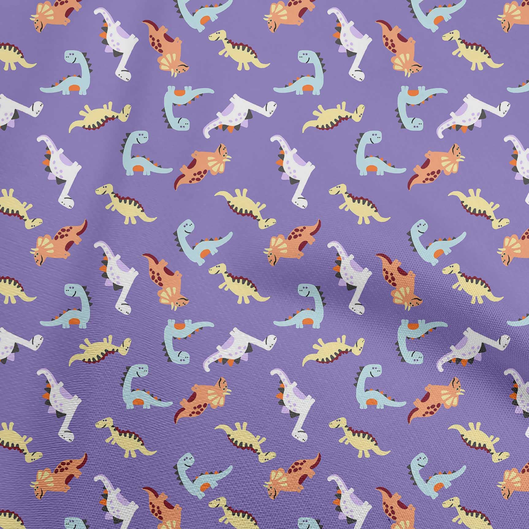 oneOone Cotton Poplin Violet Fabric Colorful