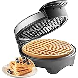 Waffle Maker by Cucina Pro - Non-Stick Waffler Iron with Adjustable Browning Control, Griddle Makes 7 Inch Thin, American Sty