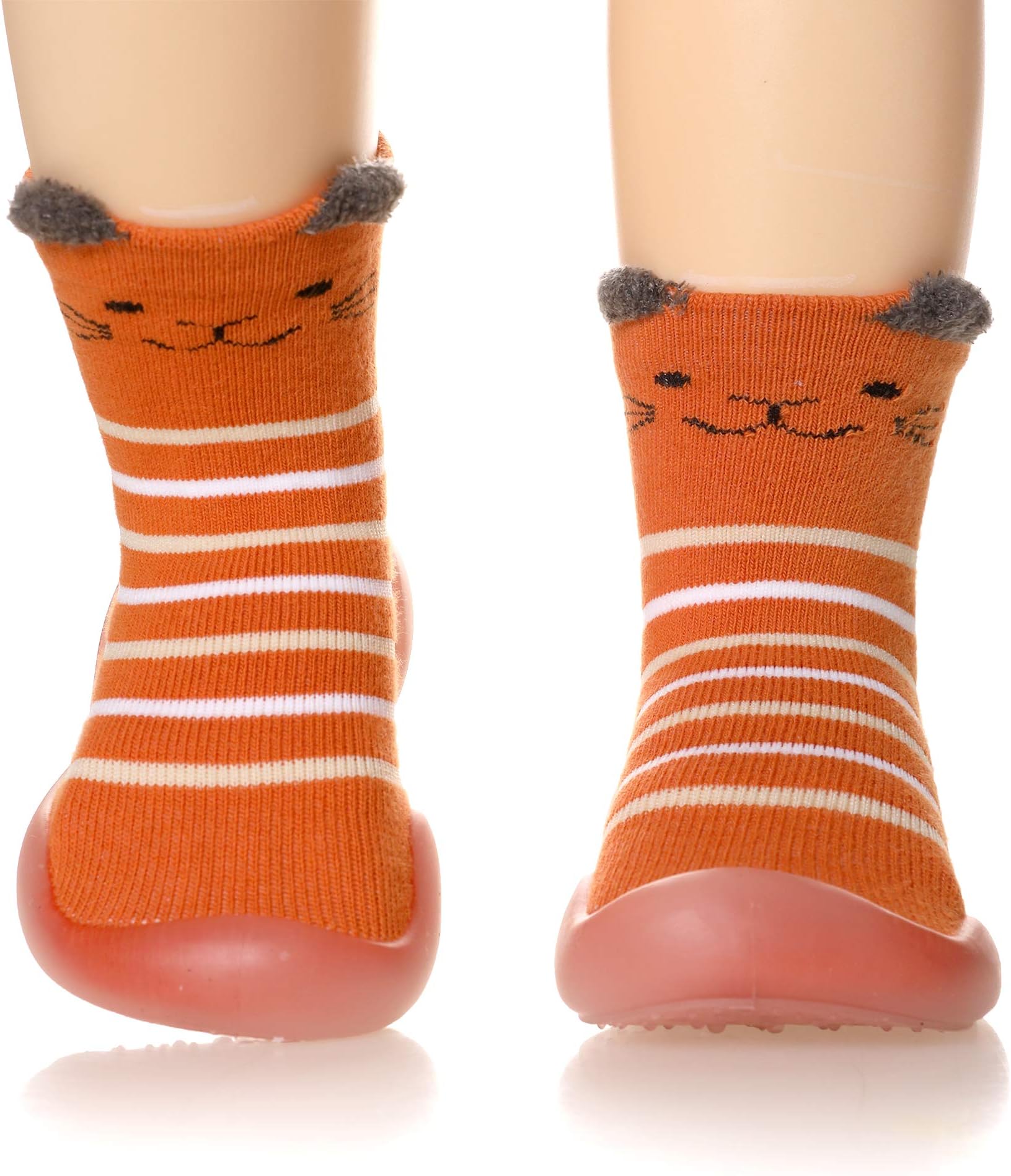 Baby Shoes Toddler Boys Girls First Walking Socks Shoes Non-Skid Slipper Indoor Floor Sneakers for Unisex Newborn Infants