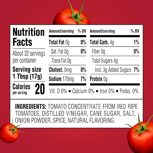 HEINZ SIMPLY TOMATO KETCHUP WITH NO ARTIFICIAL SWEETENERS, 19 OZ BOTTLE
