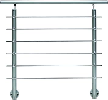 Treba Frewa Gelanderset Alu Edelstahl Zur Seitlichen Montage Und Uberkletterschutz 1 Stuck Ax1 Amazon De Baumarkt