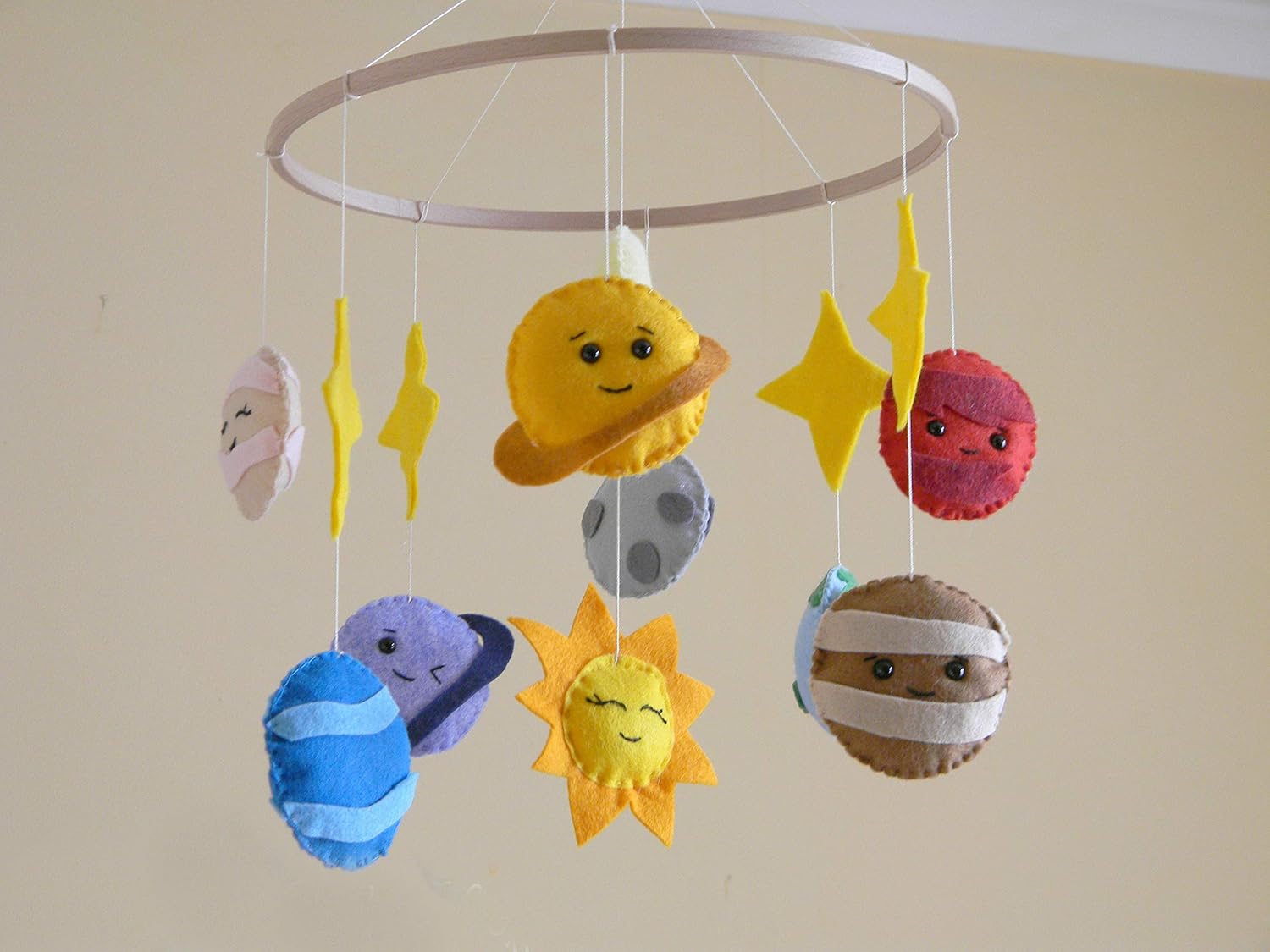 solar system mobile baby