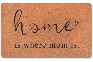 PLUJOYS Mothers Day Mom Gifts for Mom Wife Daughter,Mom Gifts,Mom Birthday Gifts,Unique Mom Gifts from Daughter Son,First Mothers Day Mom Gifts for New Mom,Doormats Home Decor(30" x 17.7")