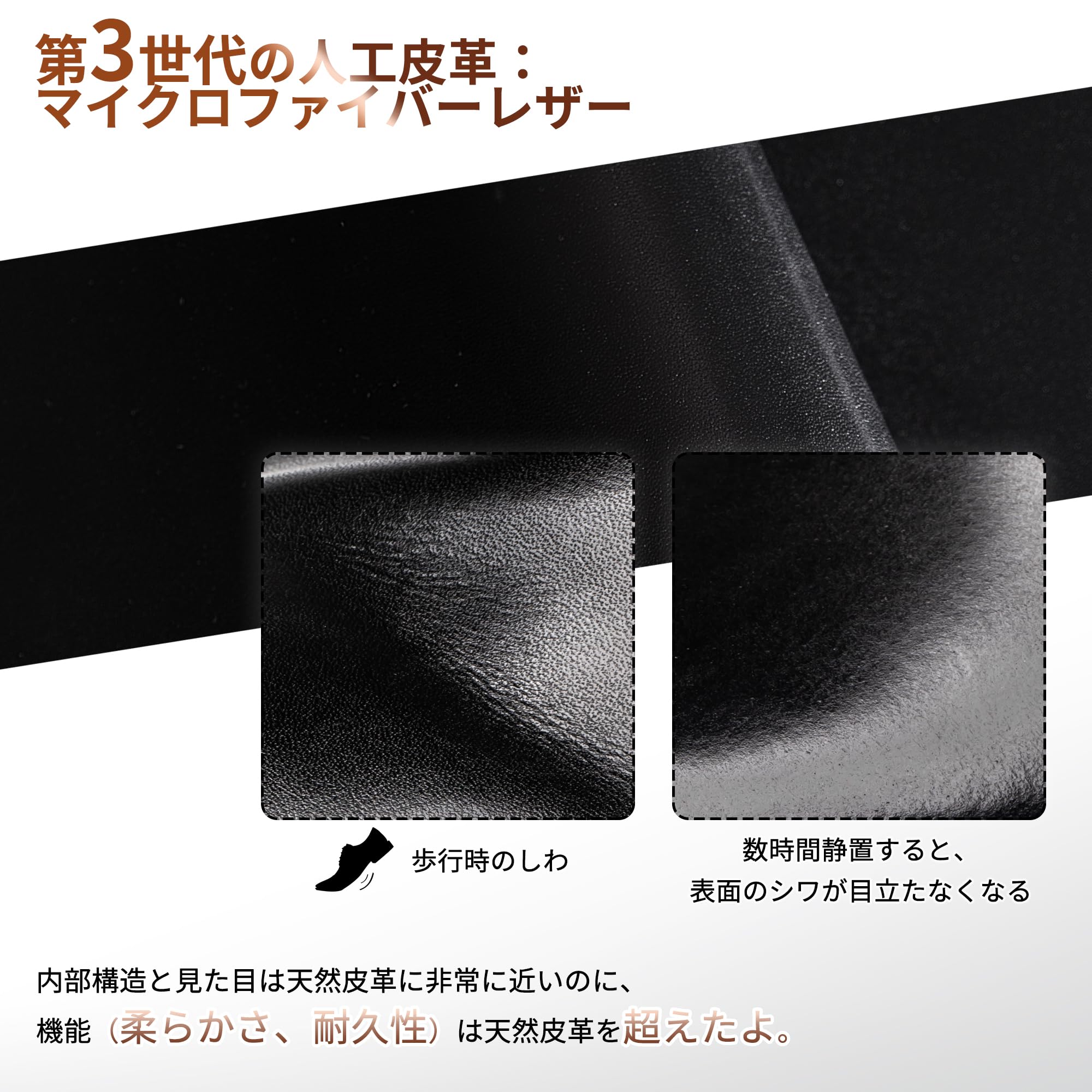 Foxsense Business Shoes, Men's, Genuine Leather, Dress Shoes, Monk Strap, Luxury Men's Shoes, Formal, Work, Casual, Lightweight, Luxury Leather, Waterproof, brown moisture permeability