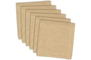 DII Microfiber Multi-Purpose Cleaning Cloths Perfect for Kitchens, Dishes, Car, Dusting, Drying Rags, 12 x 12, Set of 6 - Tau