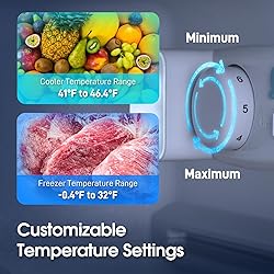 Anypro Fridge with Bottom Freezer and Drawer, 4.0