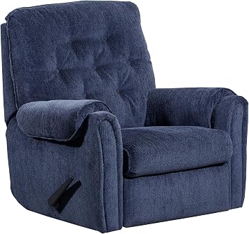 blue swivel rocker recliner
