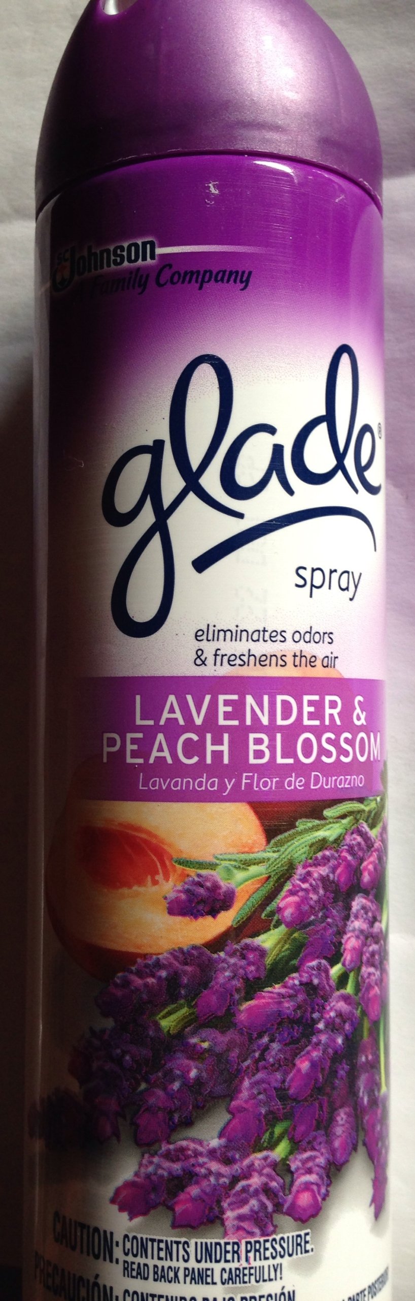 Glade Air Freshener Spray Lavender Peach Blossom 8 oz. Pack of 2