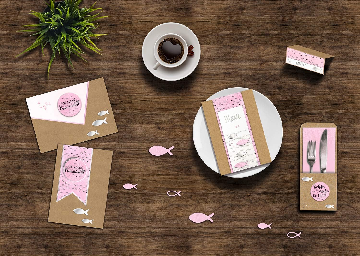 Ursus 62414603F Halleluja Design Card 200 g/m² 5 Sheets DIN A4 Pink, 5 Blatt - Image 5