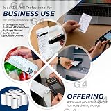 G4GADGET 100 Rolls 57 x 40 Thermal Paper Till Rolls with Red Warning Strip view 8