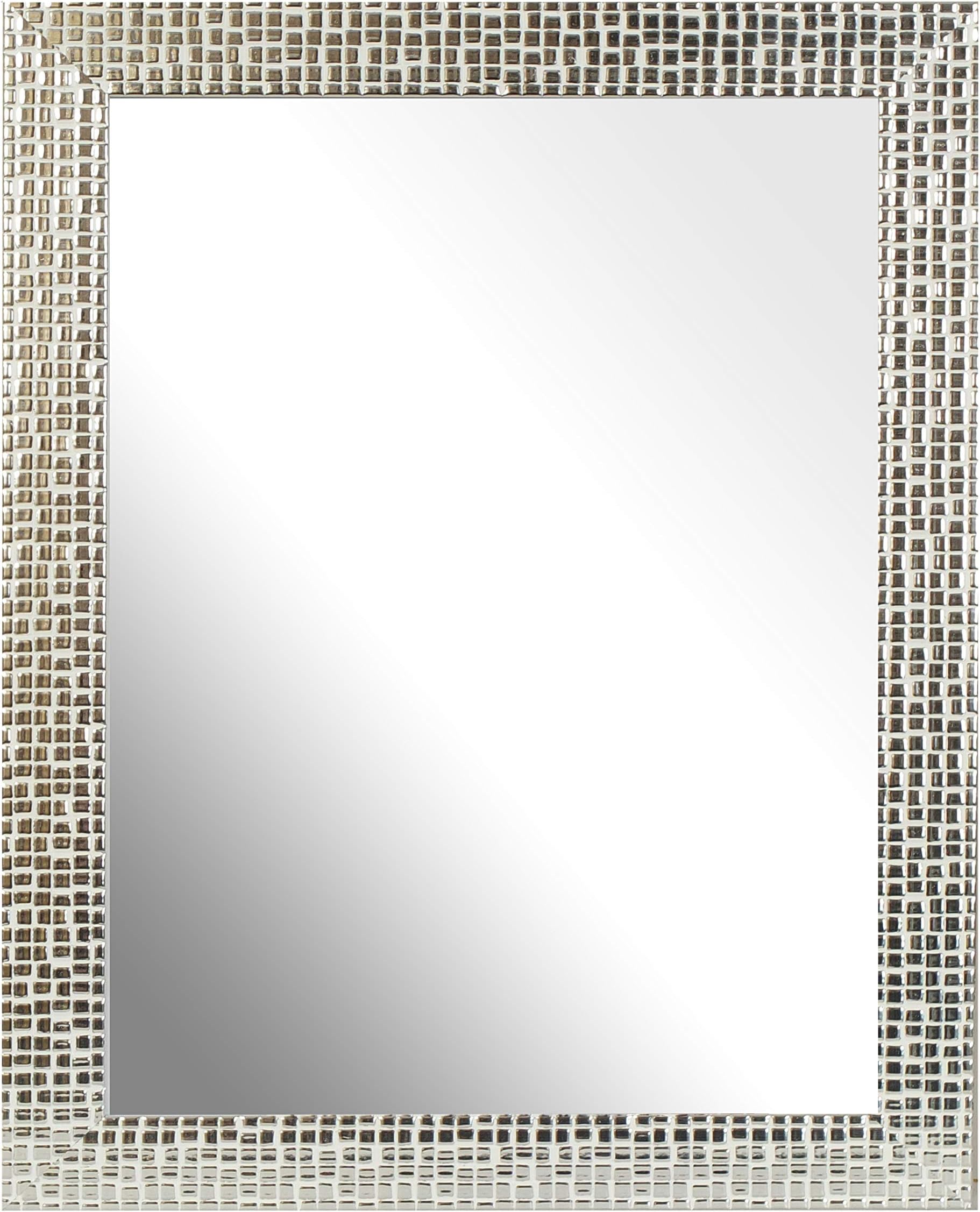 Inov8 Framing British Made Mirror Frame Mosaic Silver 20"x16" (50.8cm x 40.64cm)