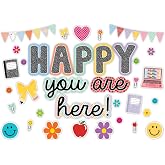 Teacher Created Resources Cool for School Happy You&rsquo;re Here Bulletin Board (TCR9303)