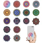 TAOARA 16 PCS Calm Sticker for Sensory Stickers Mandala Style Stress Relief Items Tactile Rough Textured Calming Stickers