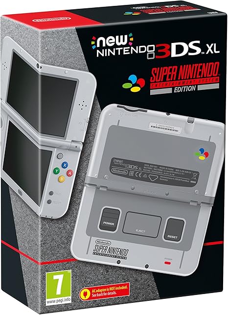 Nintendo Handheld Console 3ds Xl New Nintendo 3ds Xl Snes Edition Nintendo 3ds Amazon Co Uk Pc Video Games